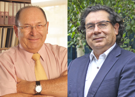 Aldo Cipriano y Juan Carlos Salas, profesores del Diplomado en Internet of Things y Machine Learning aplicados en minería