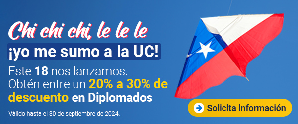 Este 18 nos lanzamos. Obtén entre un 20 a 30% de descuento en Diplomados