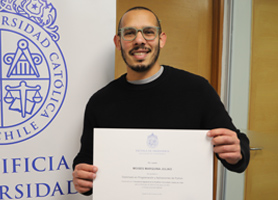 Moisés Marquina, exalumno del Diplomado en Programación y aplicaciones de Python